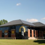 New Creative branding on the headquarters building